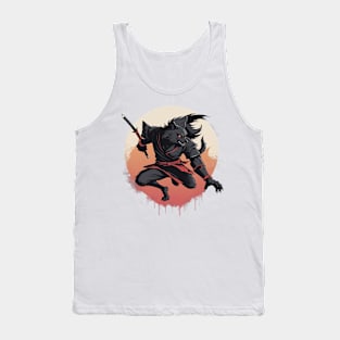 Wolf Fighter T-shirt Tank Top